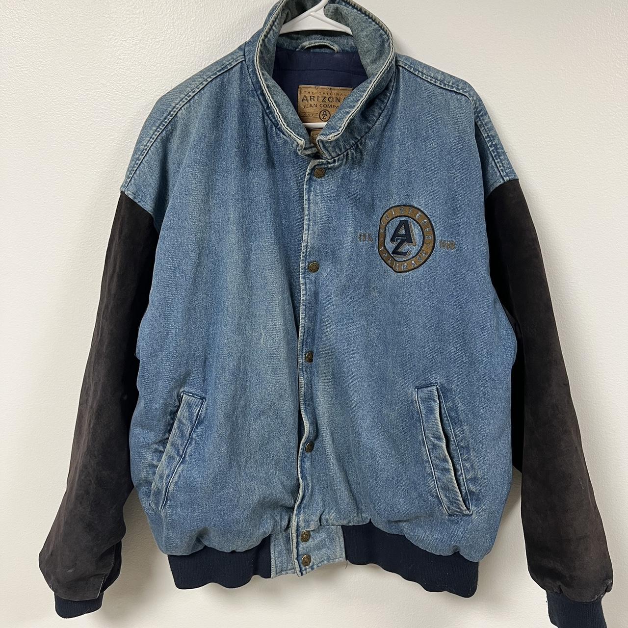 Vintage Arizona Jean Company Denim Jacket... - Depop