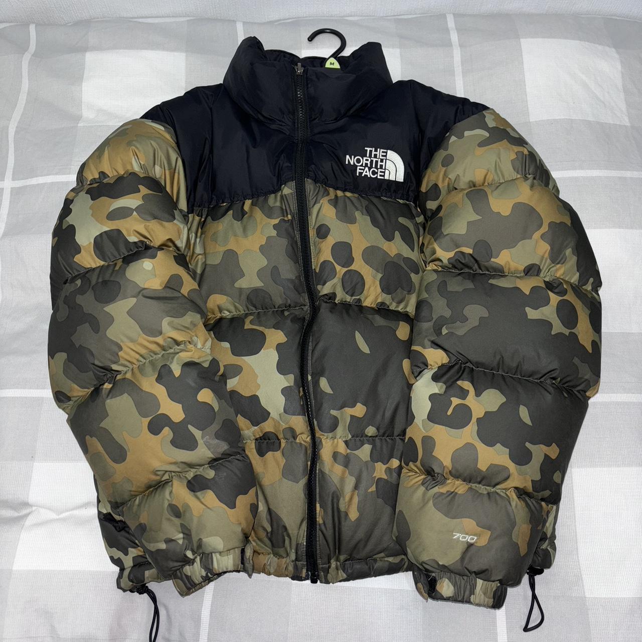 North face nuptse 1996 sales camo