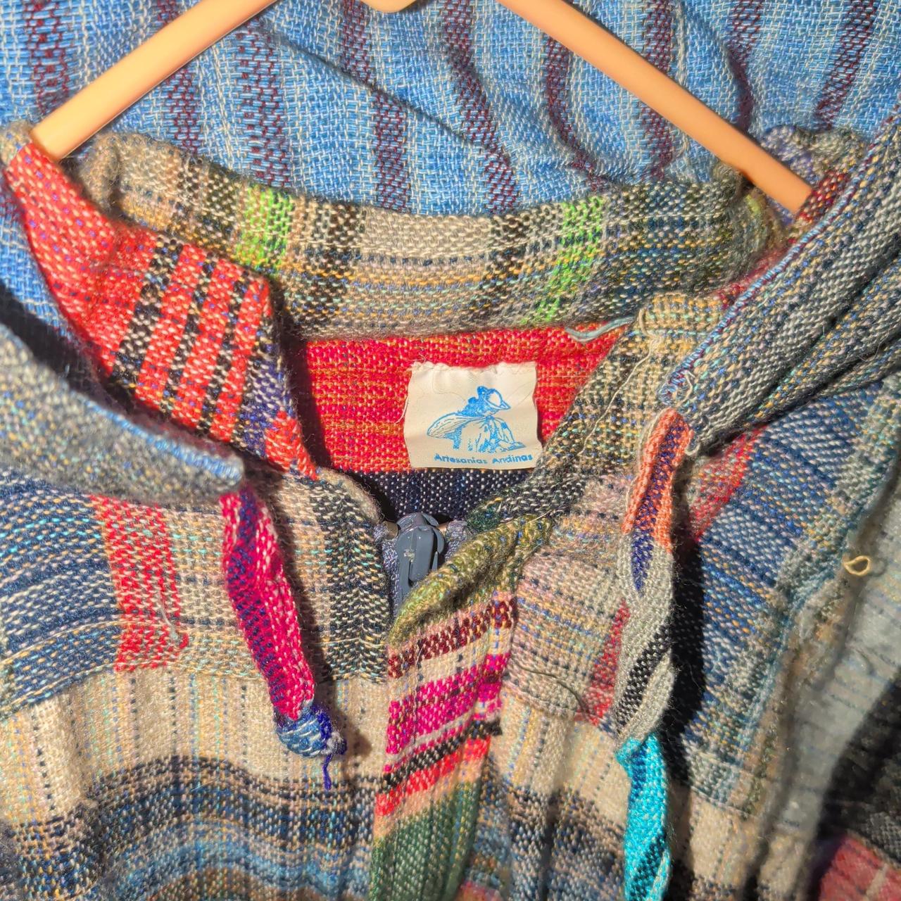 Men's Jacket - Multi - L – Colorful patchwork jac… - image 4