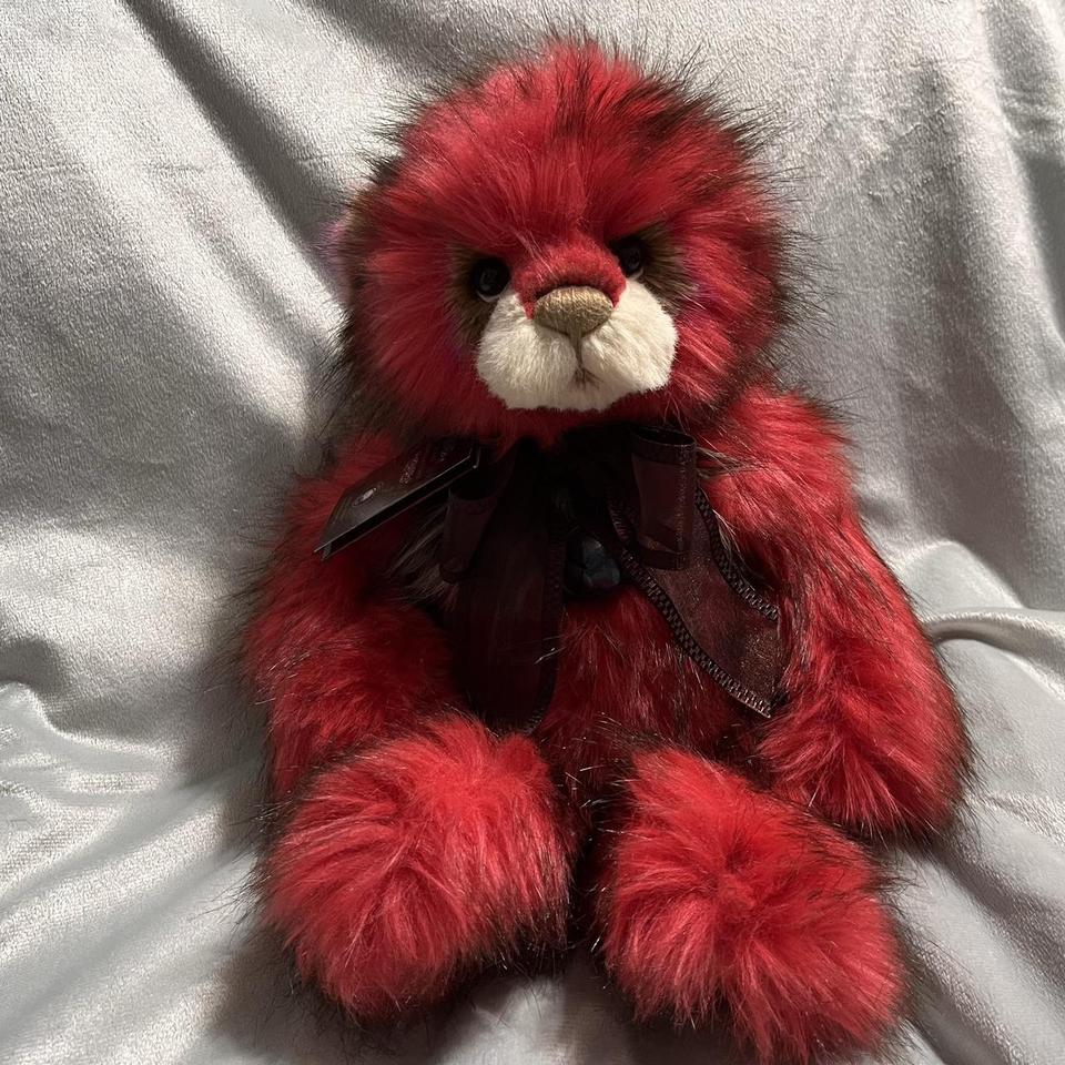 CHARLIE BEARS CHERRY deals PIE PLUSH RED BEAR NEW ISABELLE LEE QVC EXCLUSIVE SOLD OUT