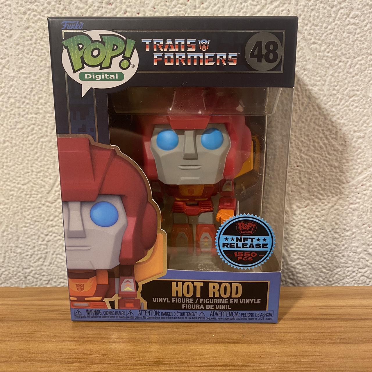 Transformers outlets Hot Rod NFT redeemable Funko Pop