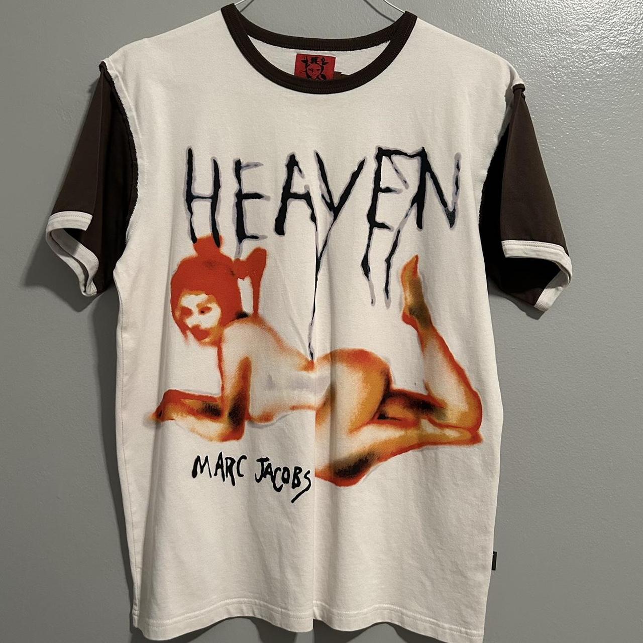 Heaven by Marc Jacobs 'Pin Up T-Shirt' Size: Small... - Depop