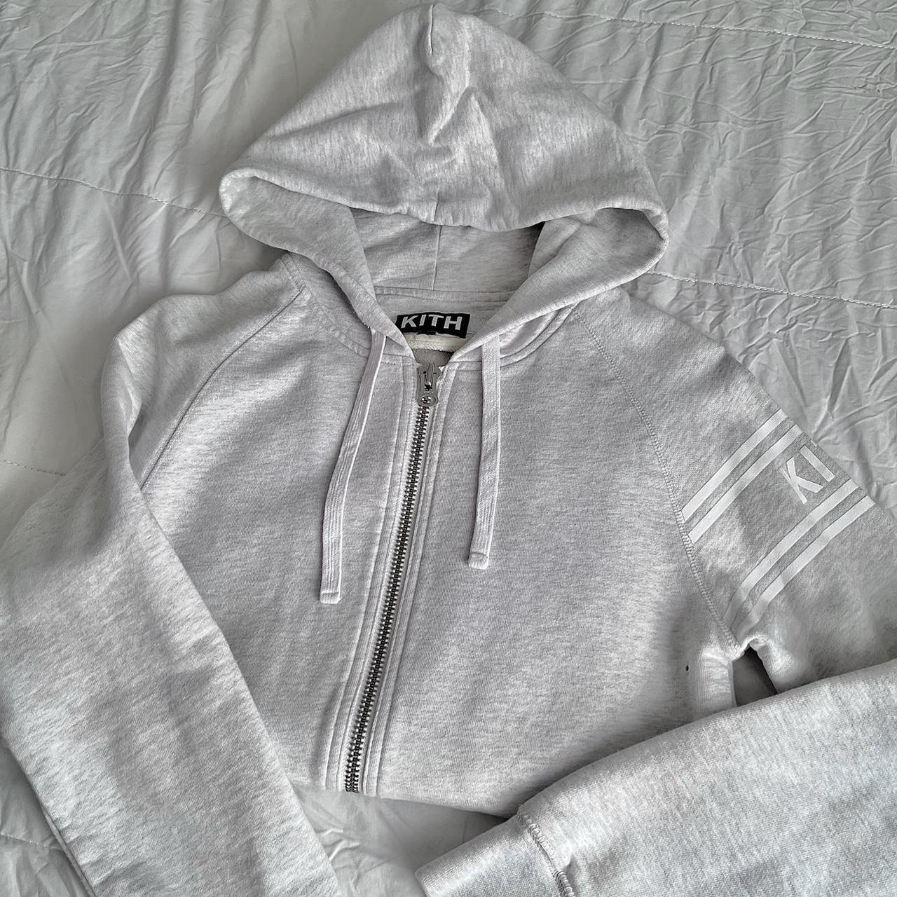 KITH Gray Zip Up Hoodie, -Kith hoodie. 10/10...