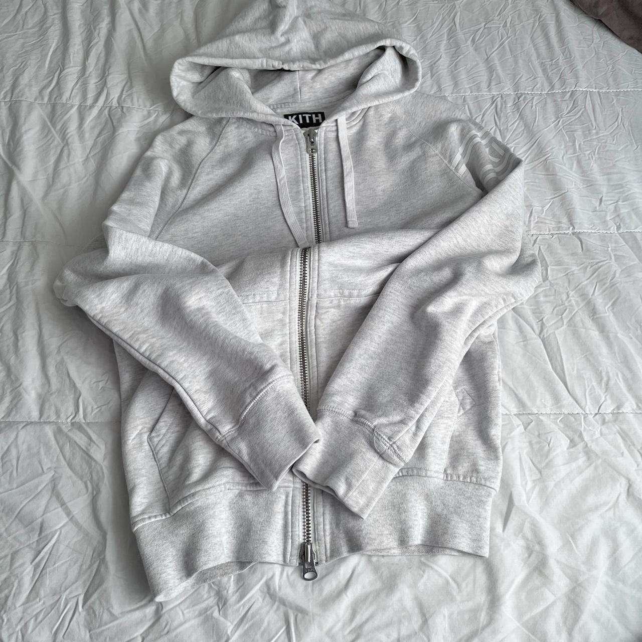 KITH Gray Zip Up Hoodie, -Kith hoodie. 10/10...