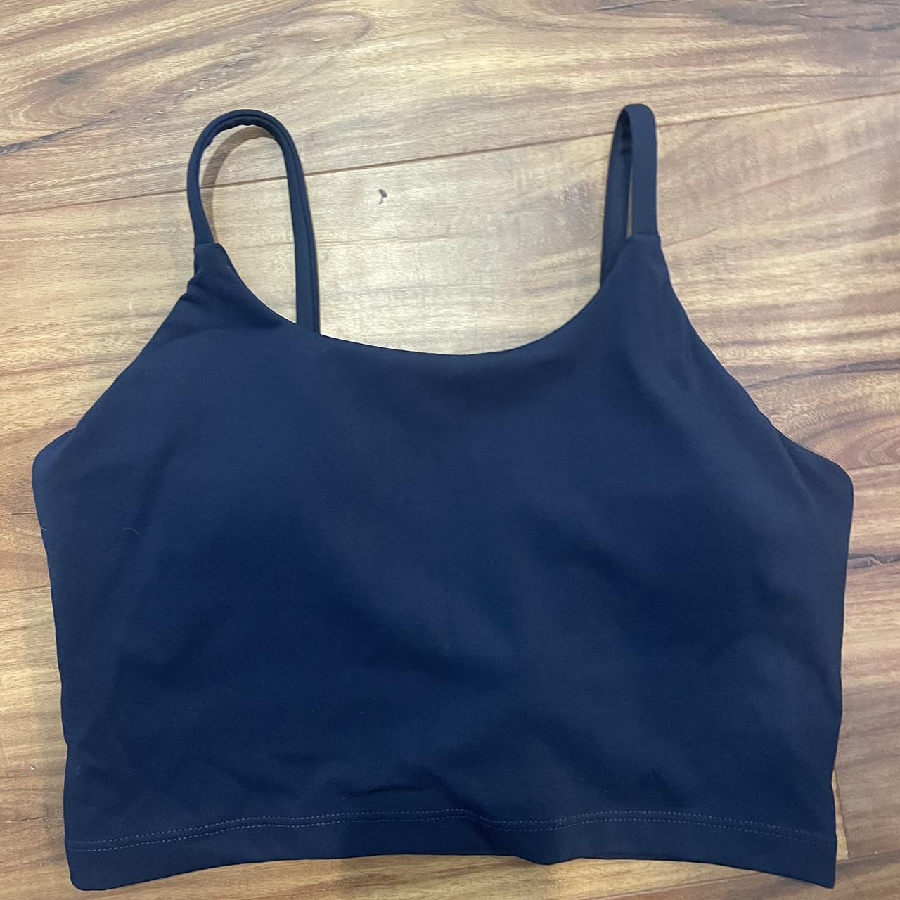 Adanola tank bra- navy blue size xs. Only worn once. - Depop