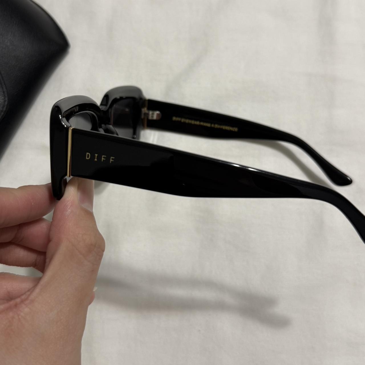 DIFF Women's Square Sunglasses - Black – DIFF - B… - image 2