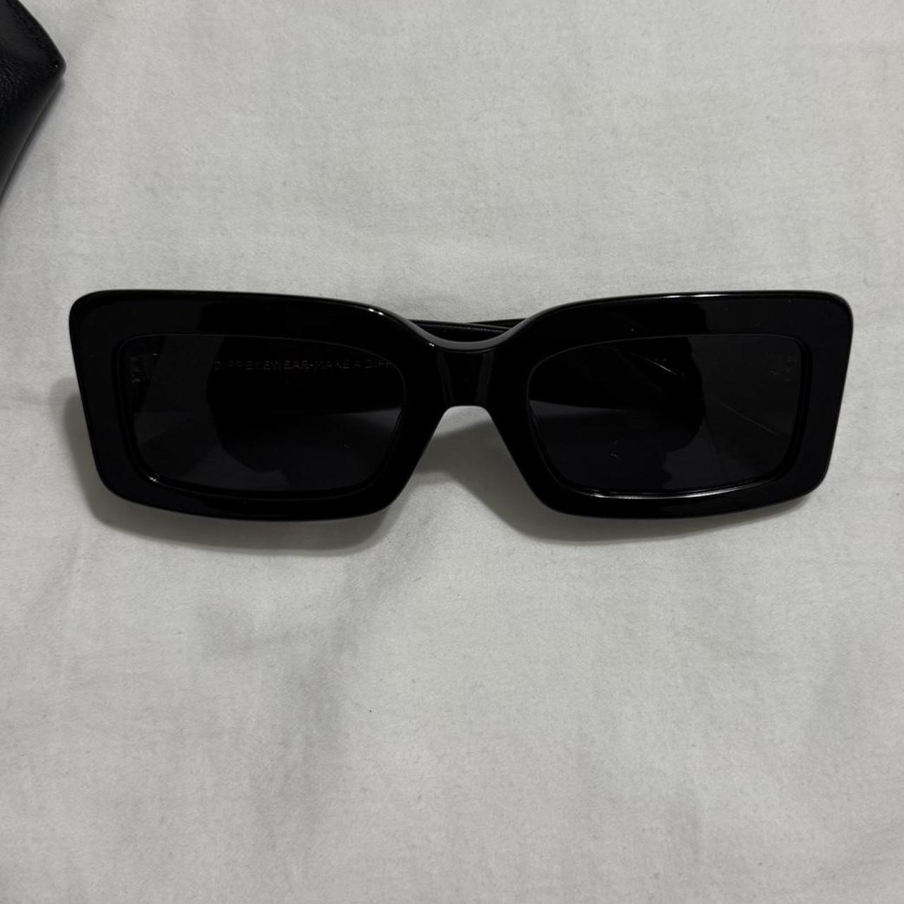 DIFF Women's Square Sunglasses - Black – DIFF - B… - image 1