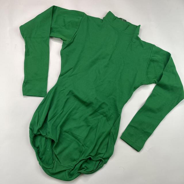 Vintage 70s green bodysuit by Leo 🦁 The perfect - Depop