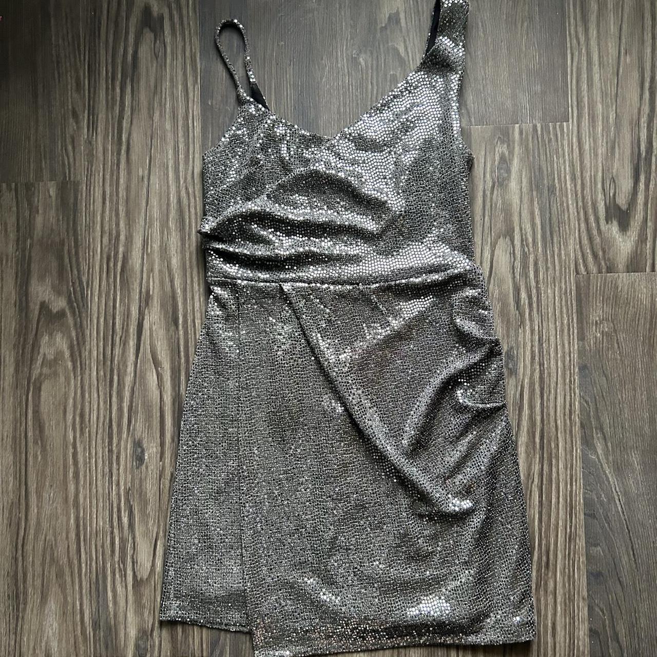 Express silver dress best sale