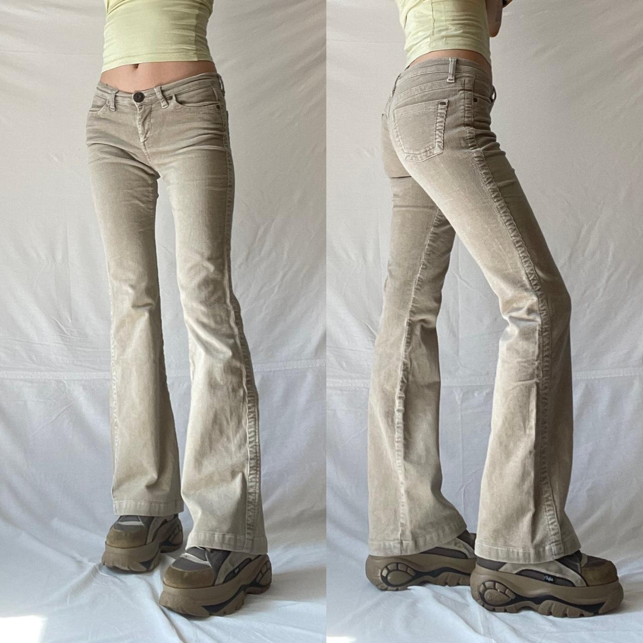 Women's Cream Jeans Depop