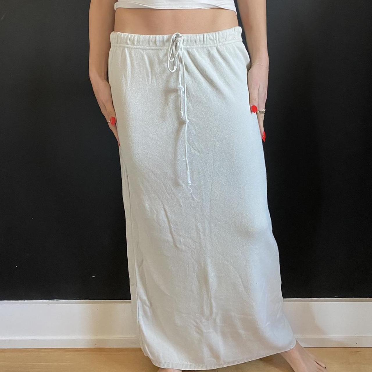 Moda International Women's Grey and Cream Skirt (2)
