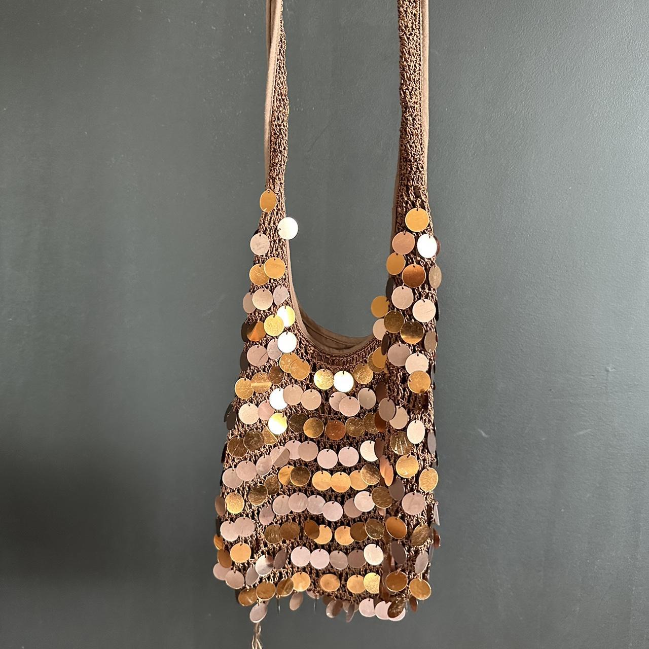 Mini-bag sack sequins