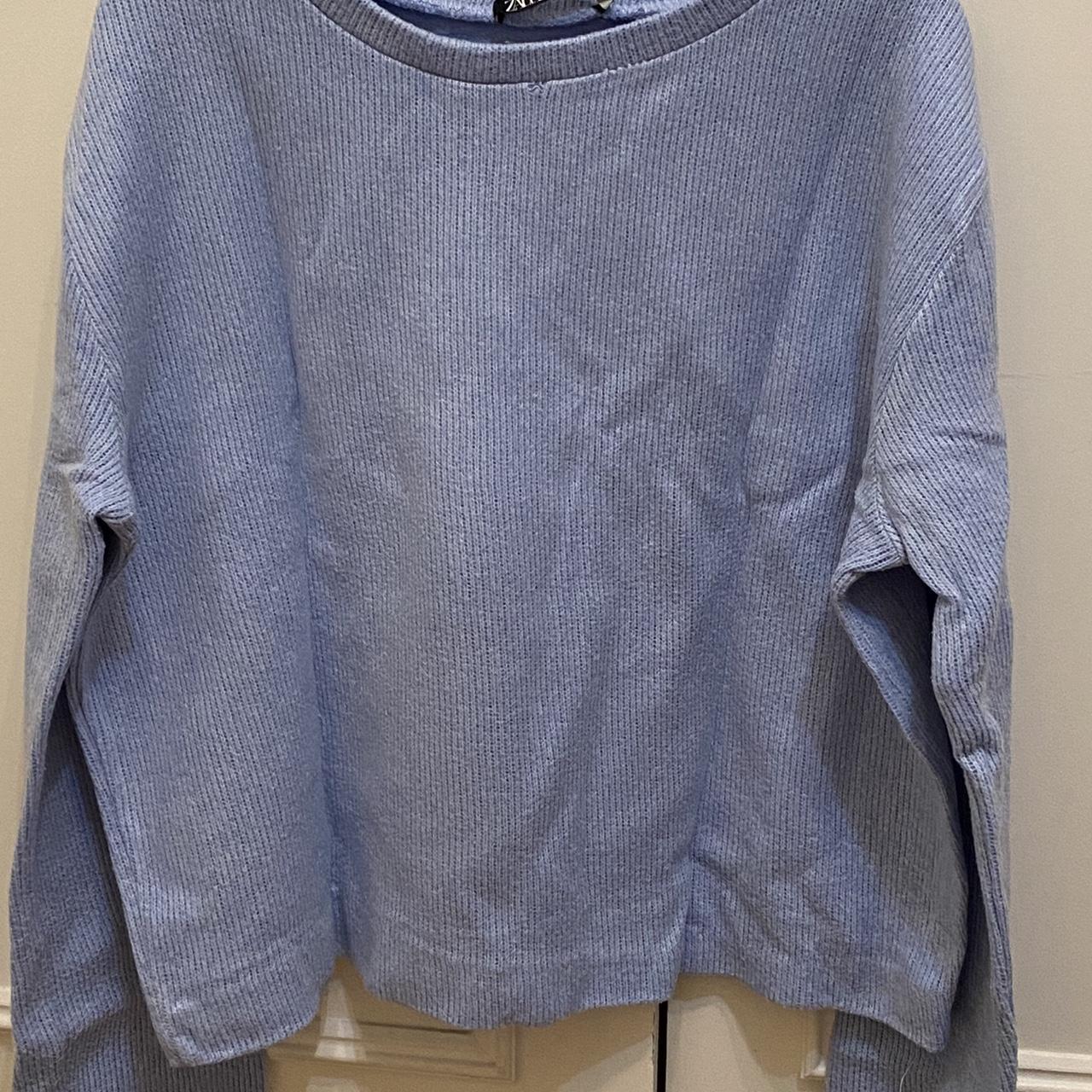 ZARA knitted jumper -Soft -Comfy -Elasticated - Depop