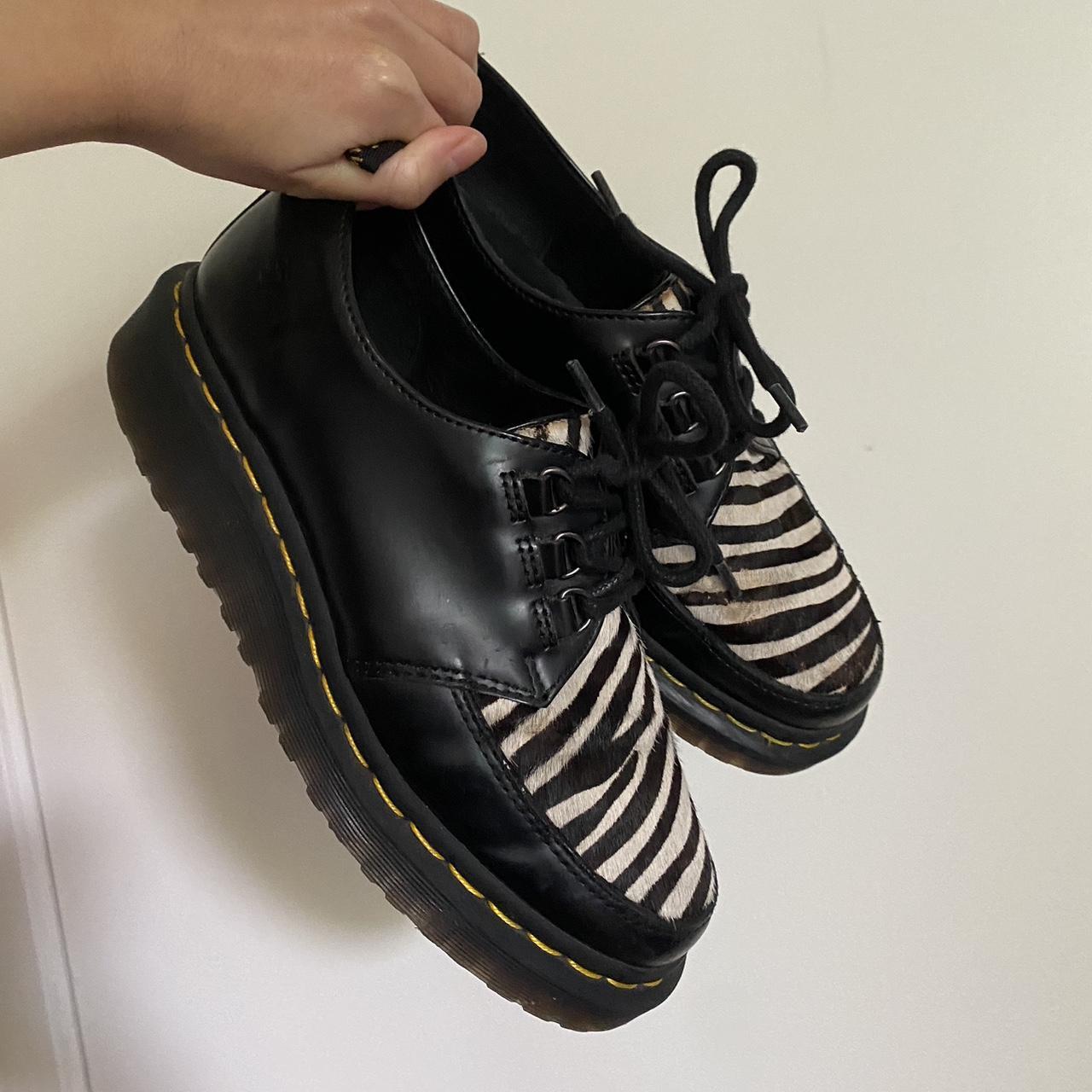 Dr martens hot sale zebra ramsey