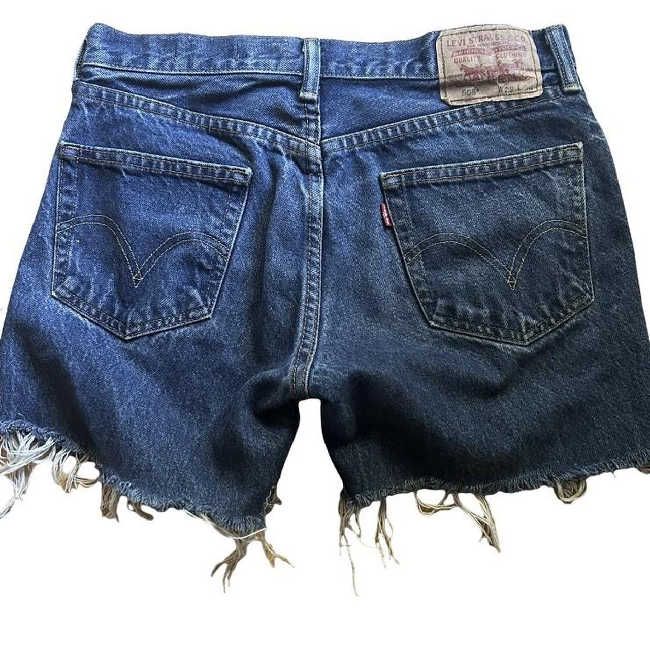 MADEWELL/LEVI’S/J M DRY GOODS offers colab jean embroidered shorts Levi 505’s, 29W