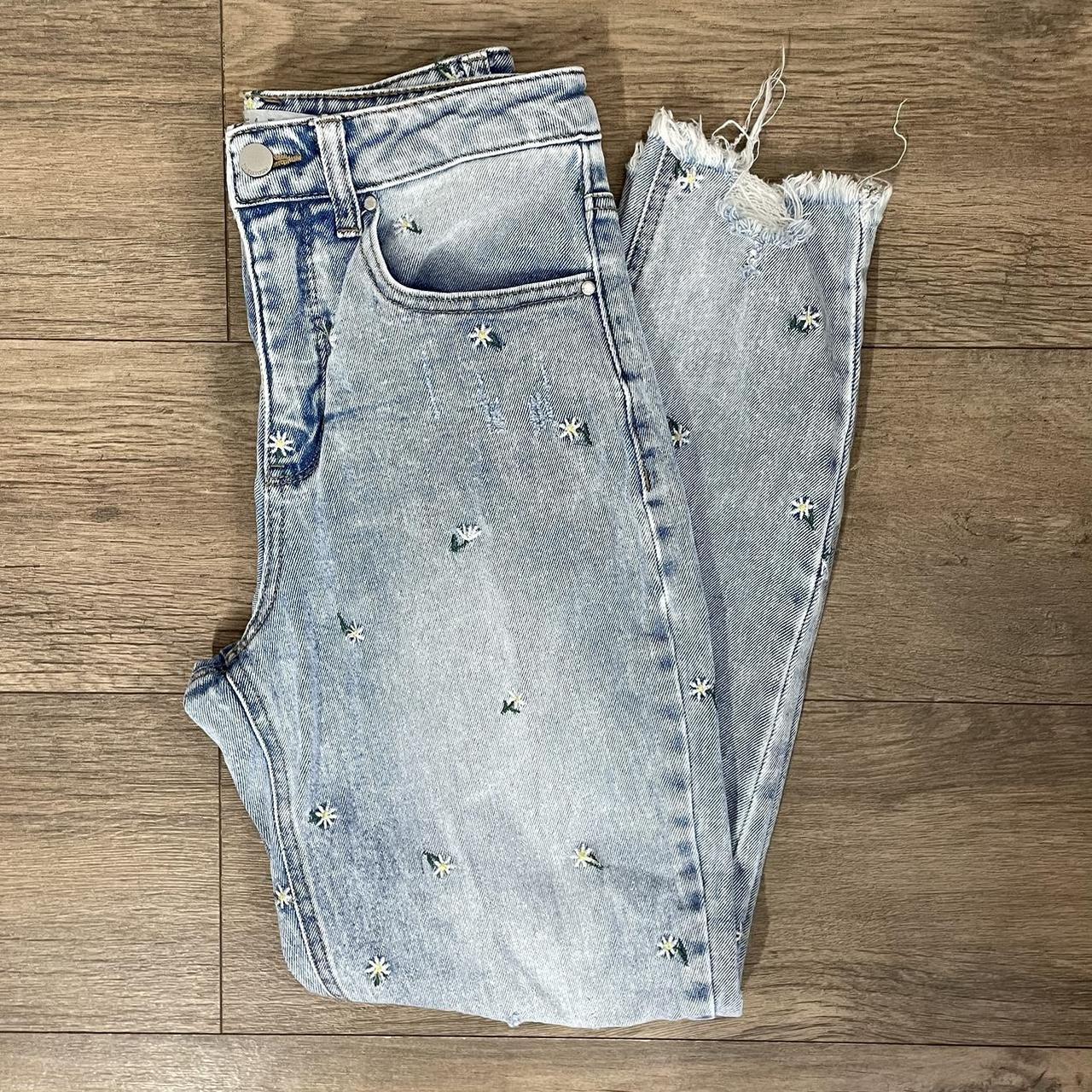 Tinseltown Daisy Flower Jeans DEPOP PAY ONLY... Depop