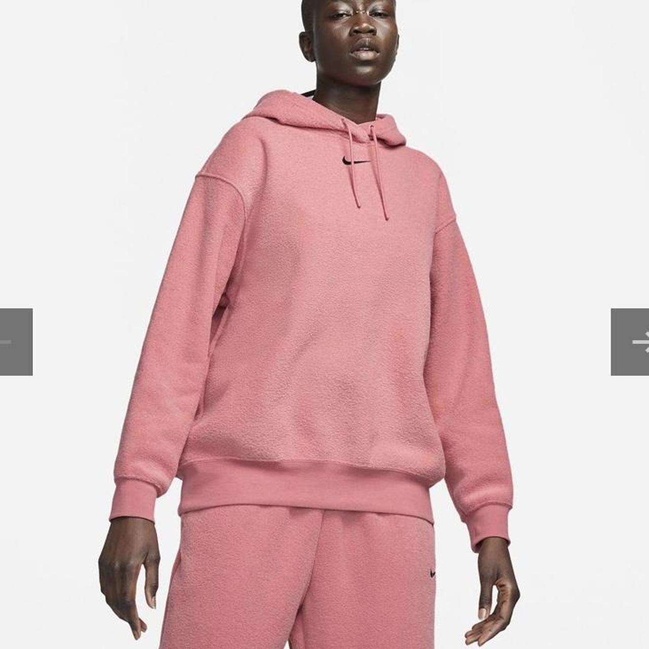 nike towelling hoodie