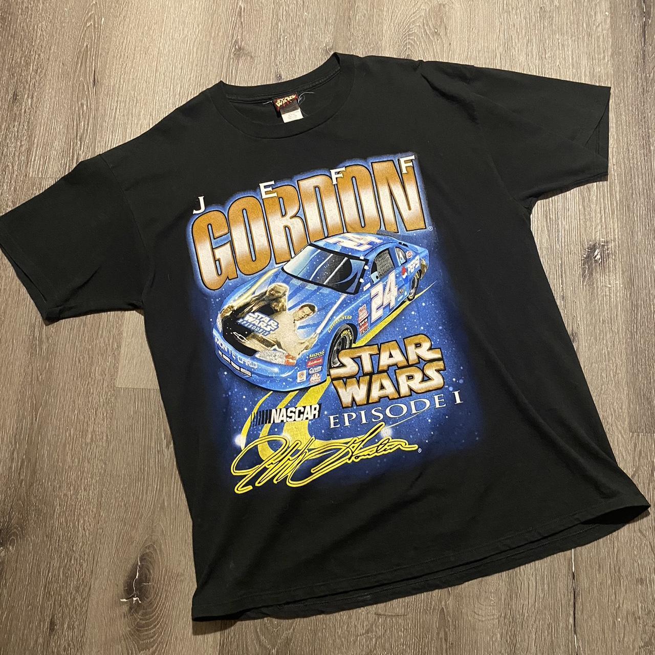 Vintage Jeff Gordon Star Wars Episode I Auto Racing T-Shirt