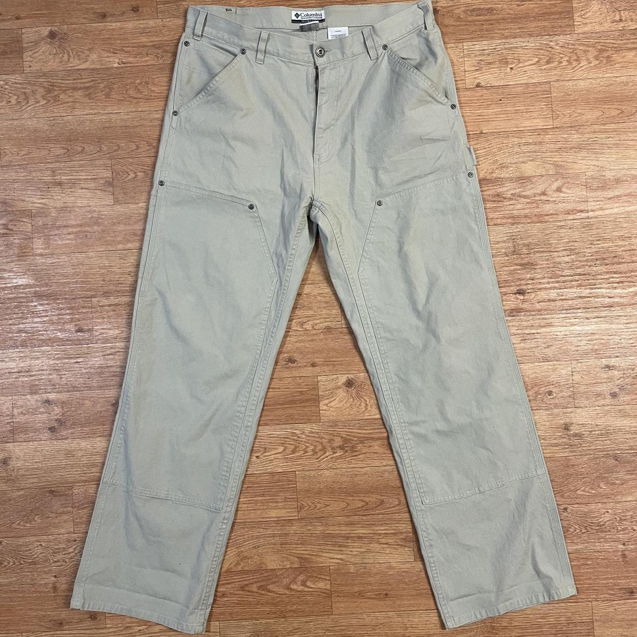 Columbia Sportswear Men's Cream Jeans Depop