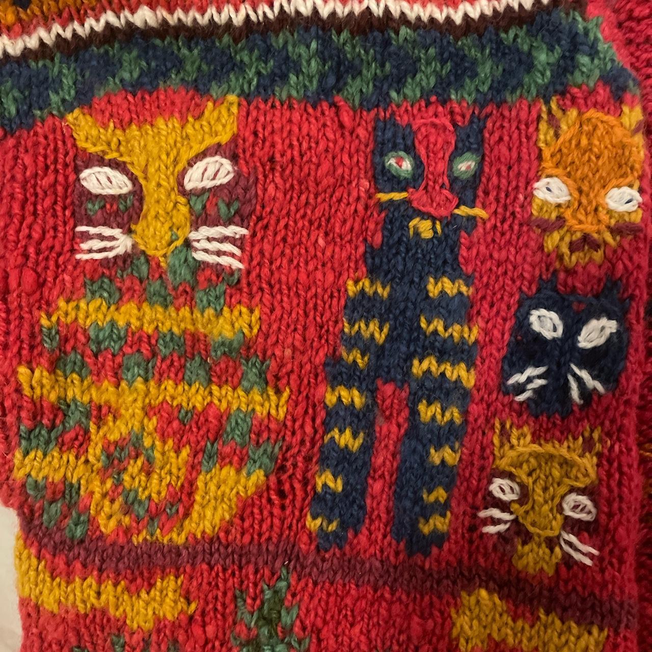 on-hold-do-not-buy-express-vintage-red-cat-cardigan-depop