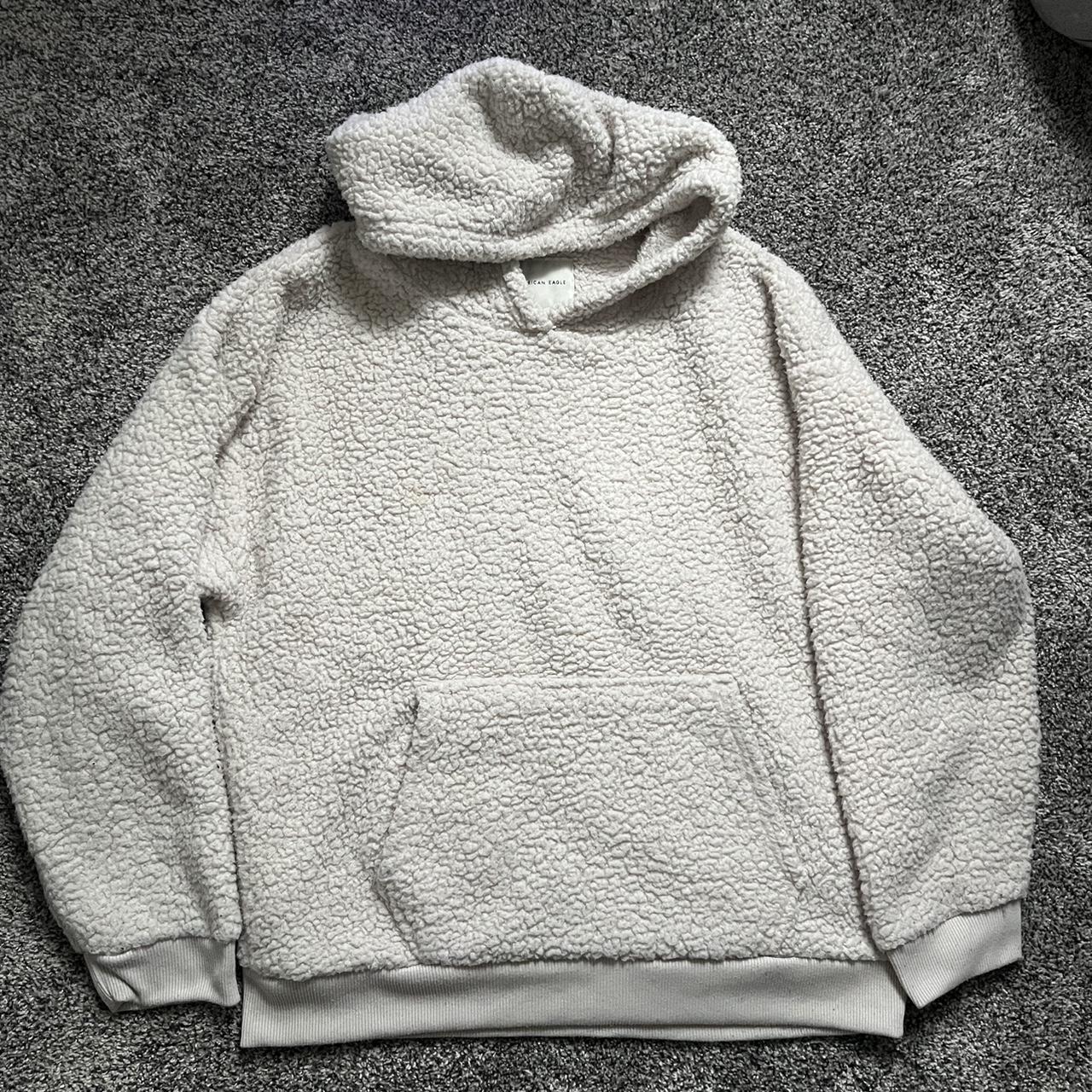 American eagle fluffy discount hoodie