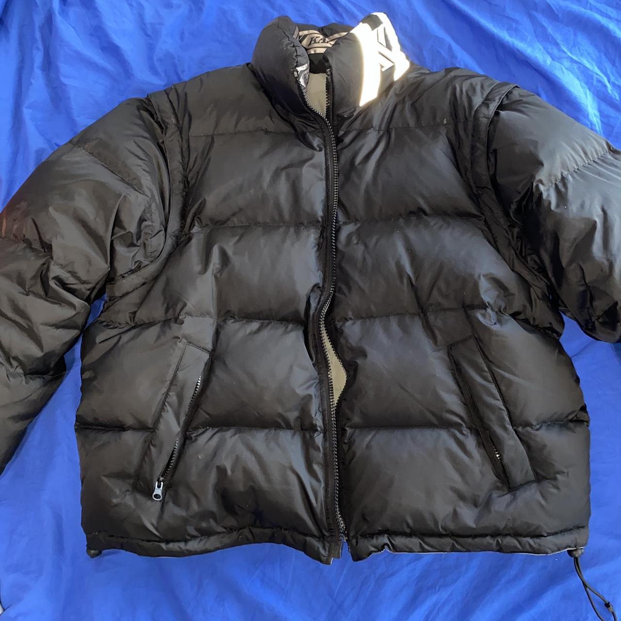 vintage karl kani sport big black puffer