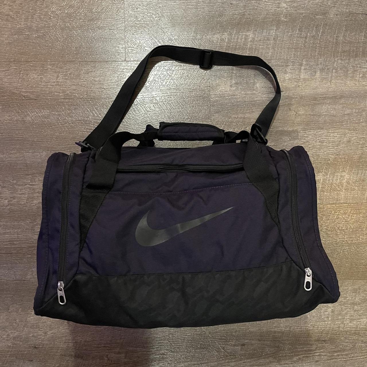 nike duffel bag in royal purple. great quality.... - Depop