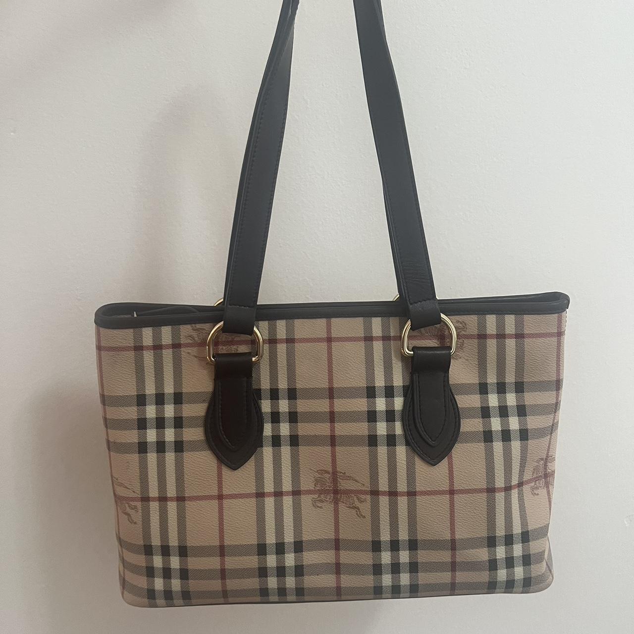 Burberry purse plaid best sale