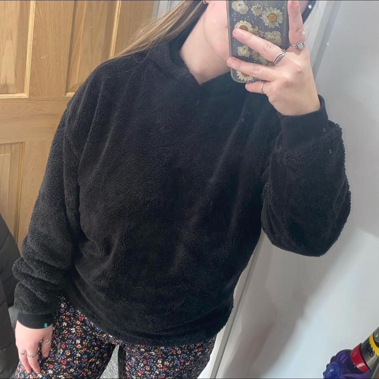 🖤 Urban Outfitter’s black fluffy hoodie! Good... Depop