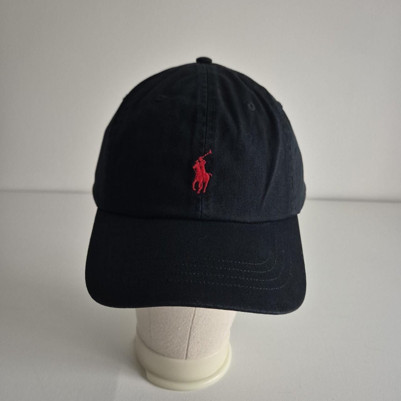 Black and red ralph lauren cap best sale