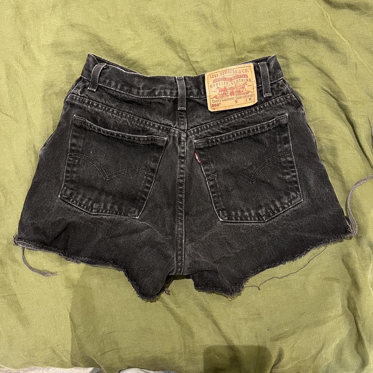 Levi’s Black Denim Shorts Good bum coverage Depop
