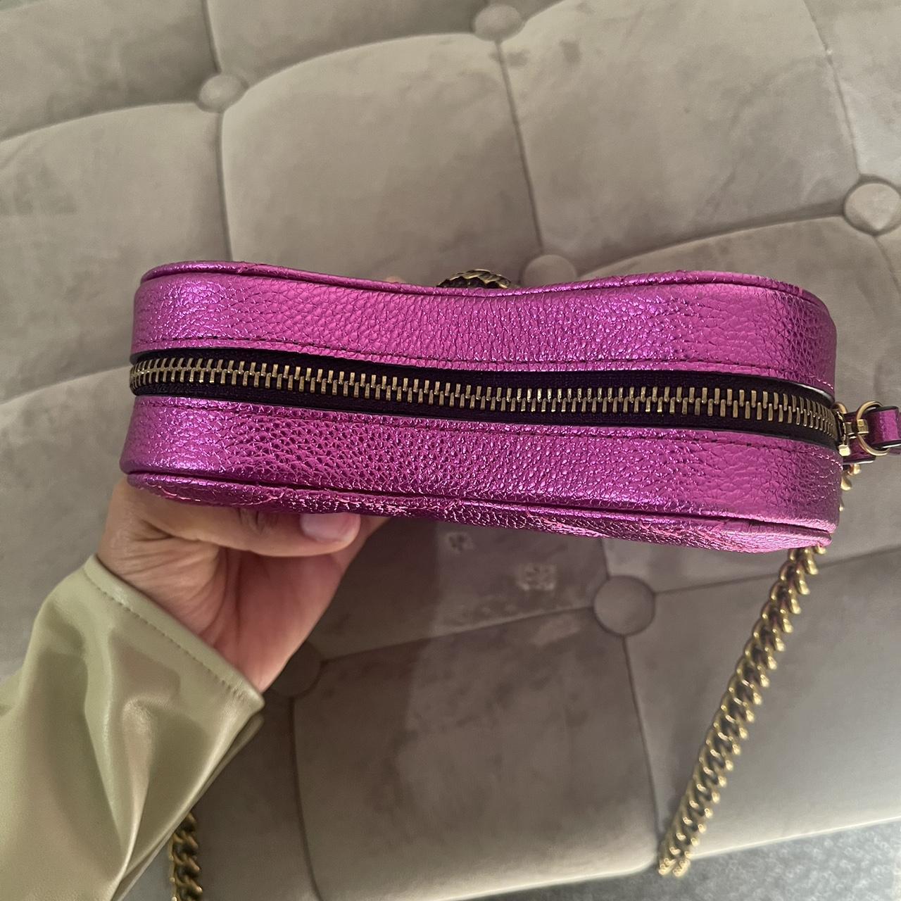 Kurt Geiger Heart Metallic Crossbody/shoulder bag... - Depop