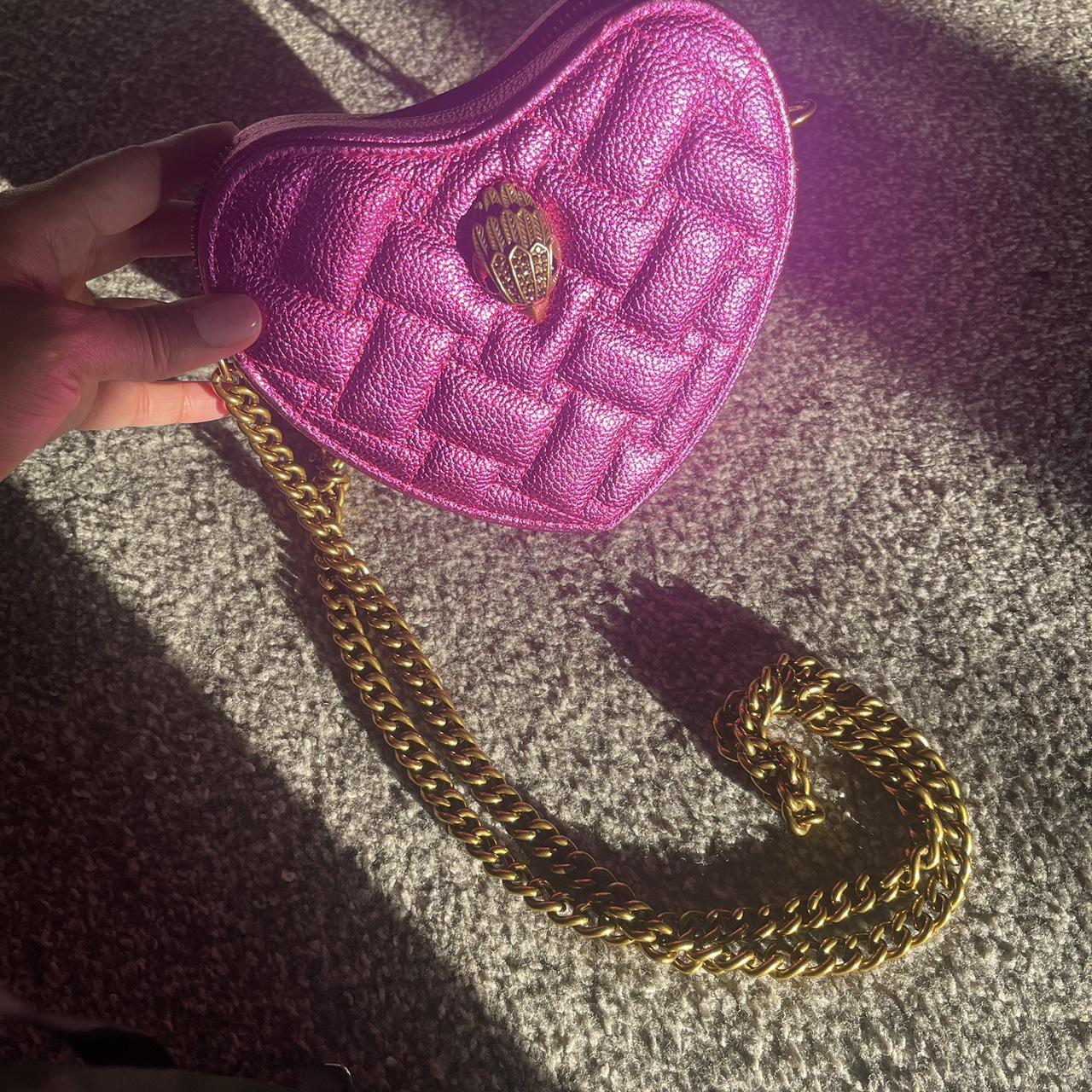 Kurt Geiger Heart Metallic Crossbody/shoulder bag... Depop