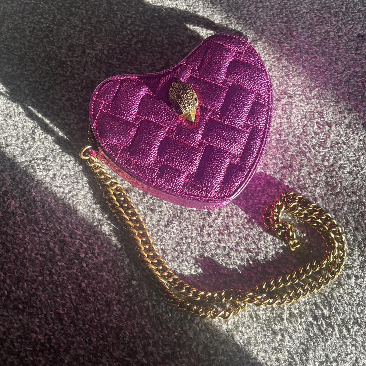 Kurt Geiger Heart Metallic Crossbody/shoulder bag... Depop