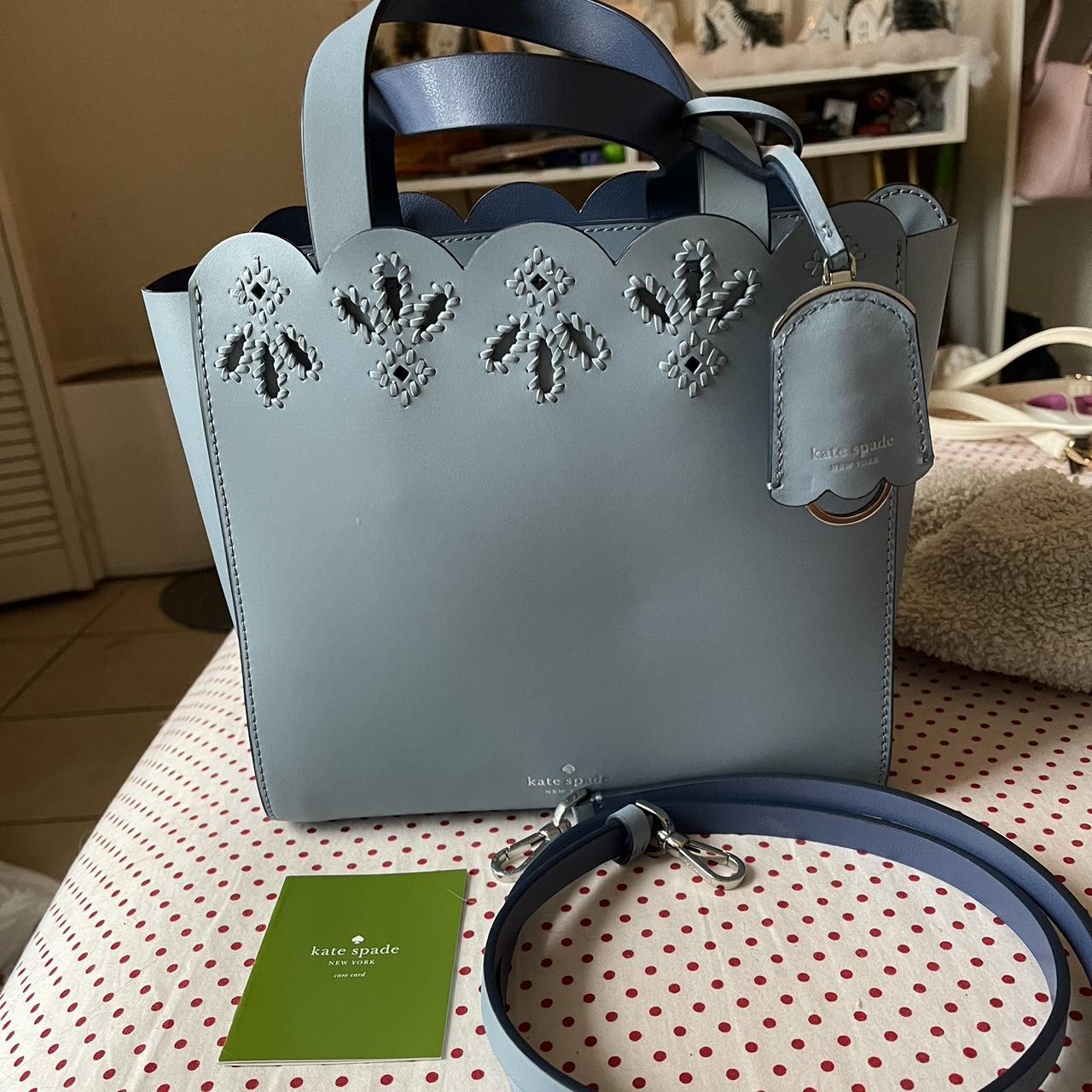 Kate Spade Leila Mini Flap Crossbody (Blue): Handbags: Amazon.com