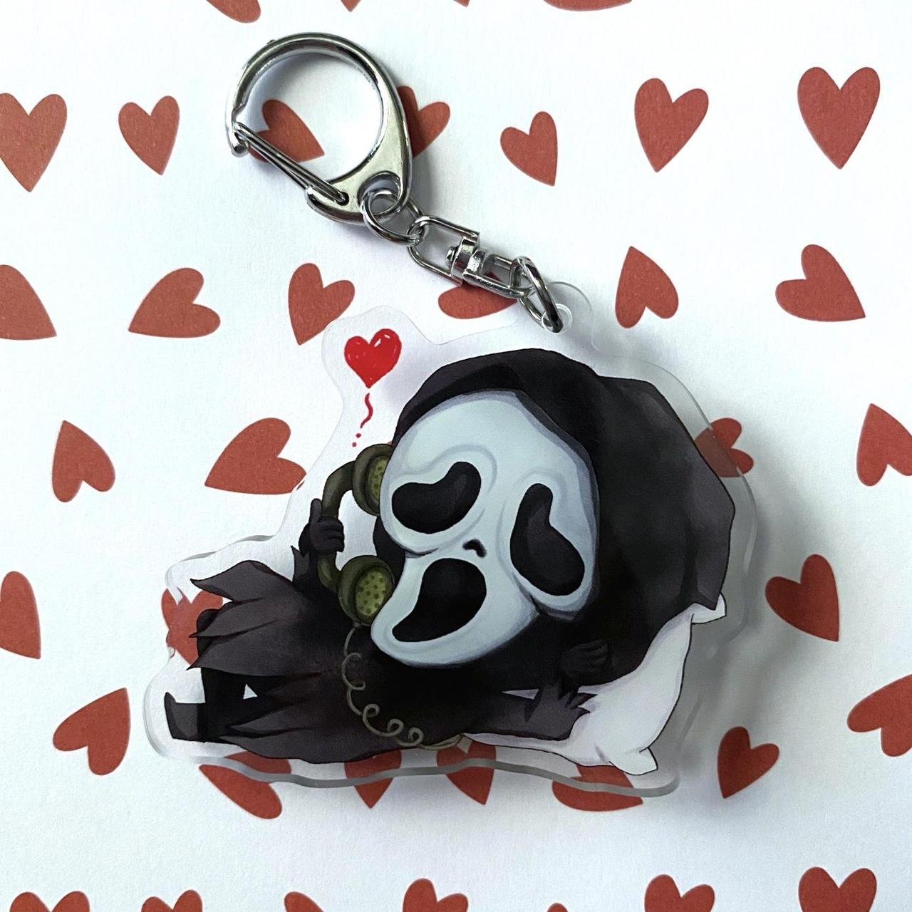 Scream ️ Ghostface Keychain 🥀 Made from acrylic... Depop