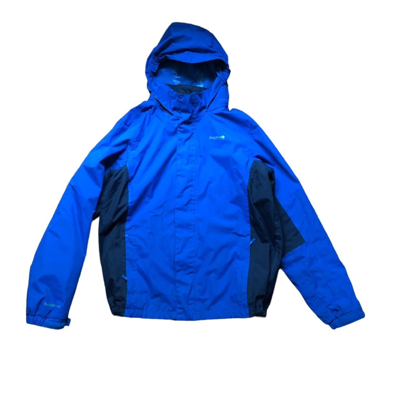 Regatta Blue and Neon windbreaker jacket Another... - Depop