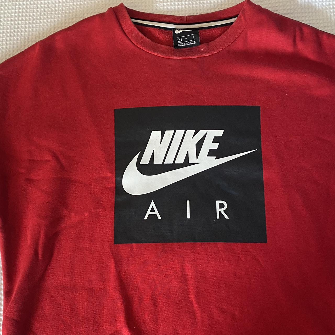 Nike Air sweater. Super cool design with zips on... - Depop