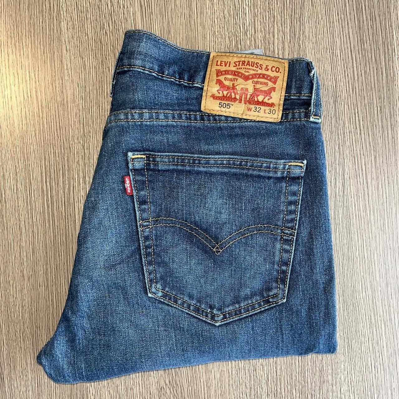 Levi 505 Men’s Jeans 32” x 30” - Depop