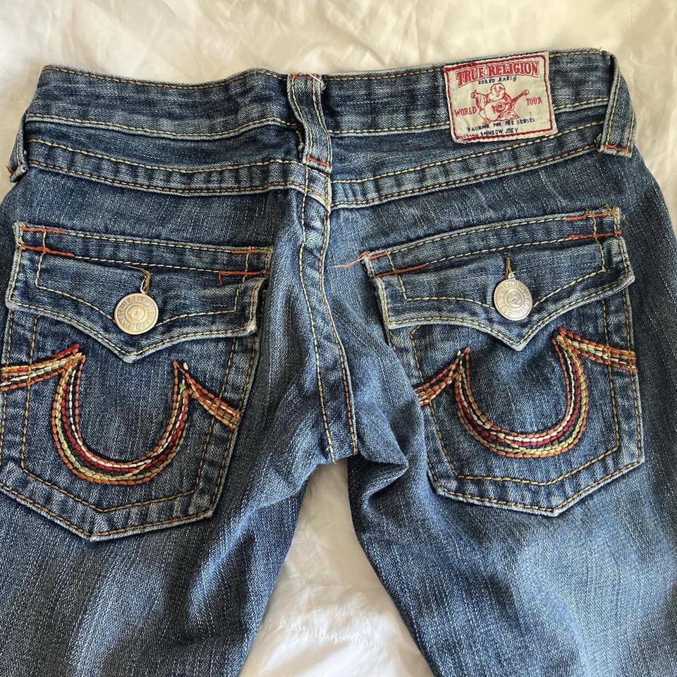 True religion rainbow joey ジーンズ ROW28股下75センチ - デニム