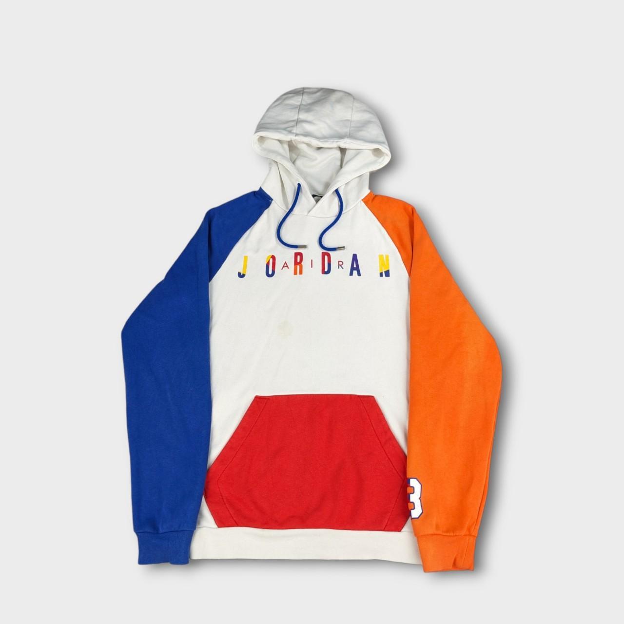 orange and white jordan shirts