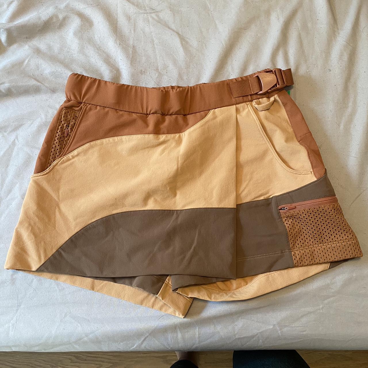 Outdoor Voices RecTrek Colorblock 3” Short in orange - Depop