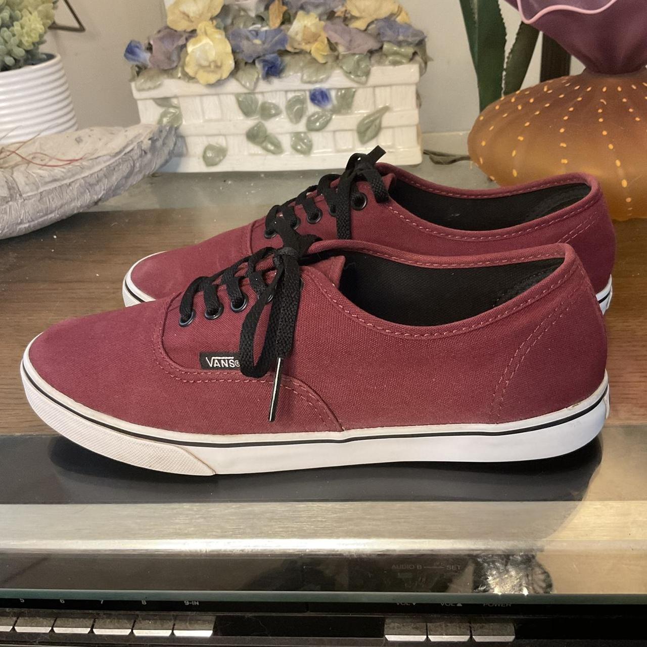 Vans lo pro deals burgundy