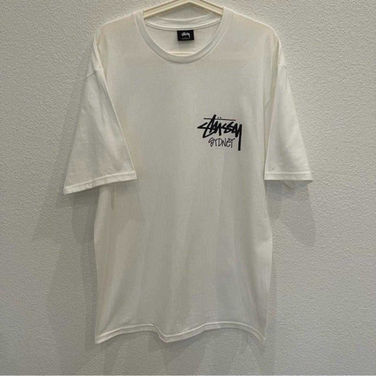 Stüssy Men's White T-shirt | Depop