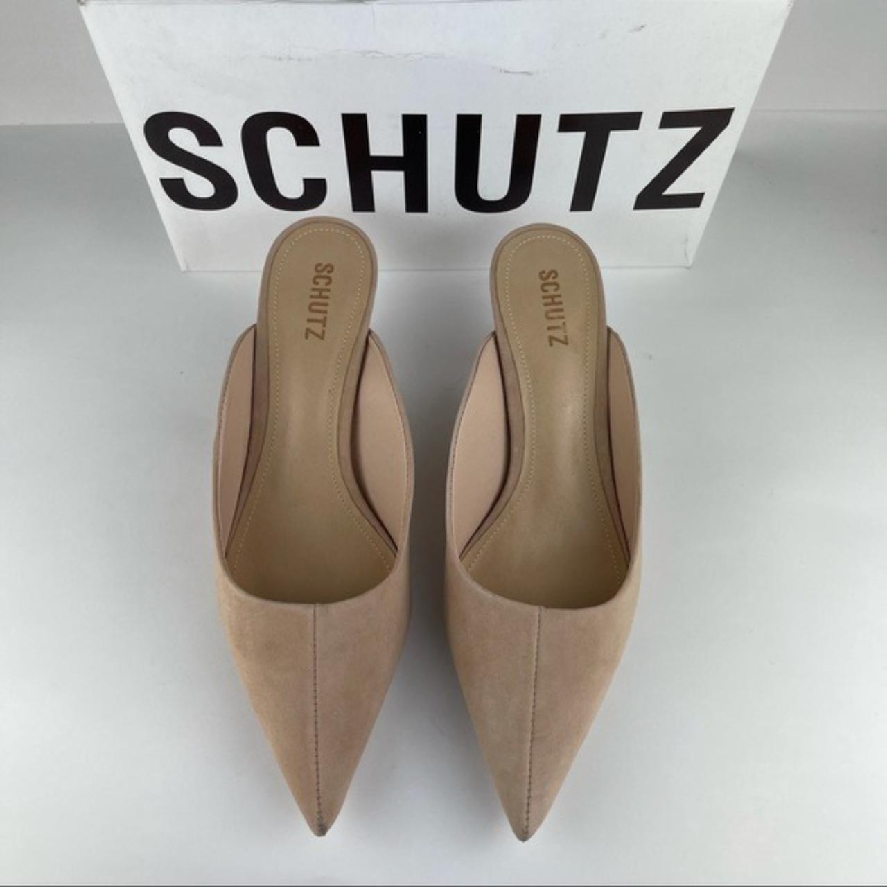 Schutz keilla sale kitten heel mules