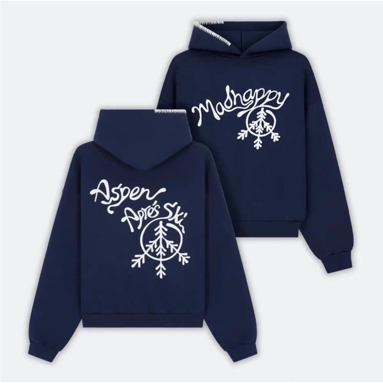 Madhappy blue online hoodie