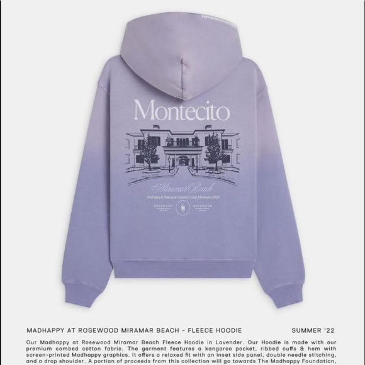 Madhappy purple online hoodie