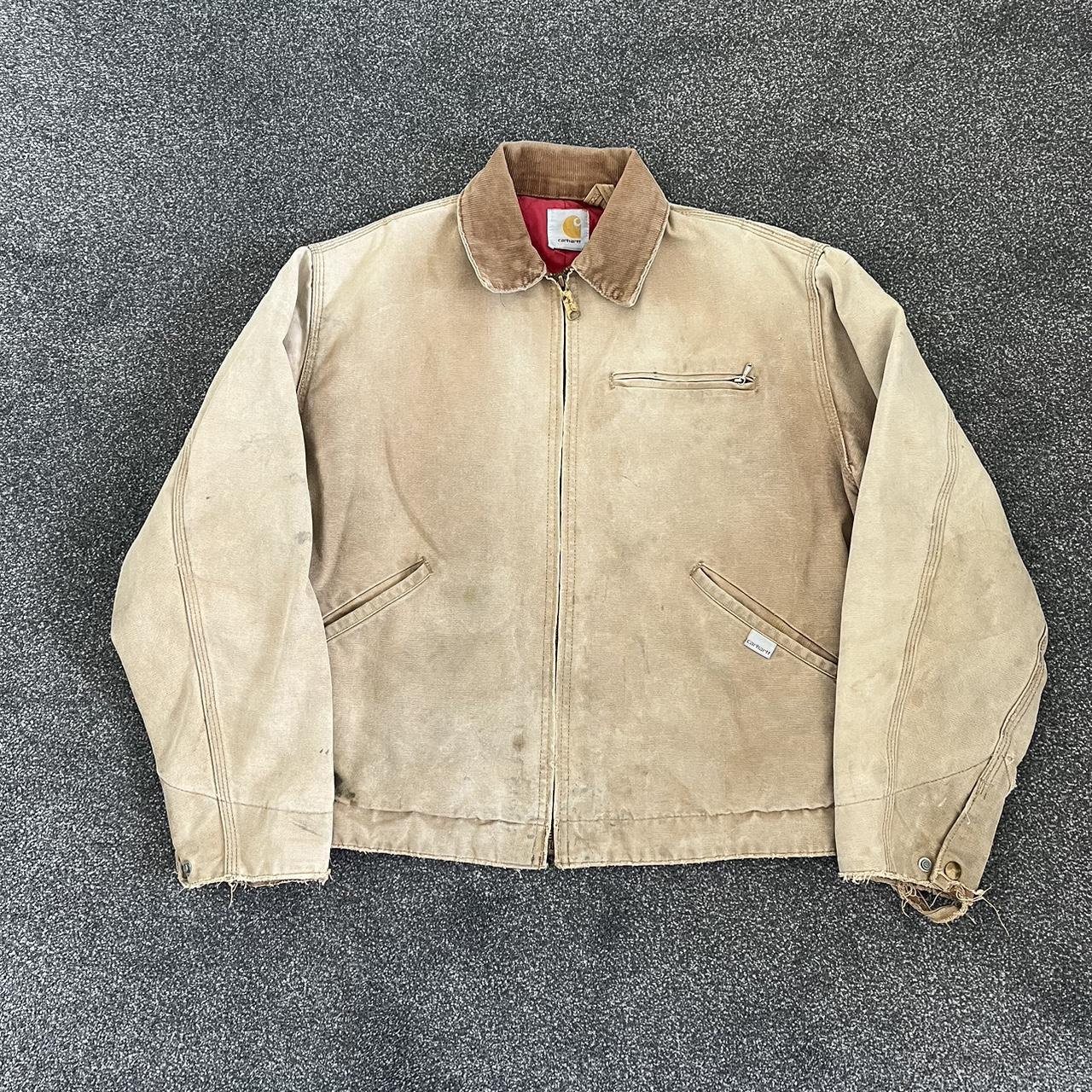 Carhartt Men's Tan Jacket | Depop