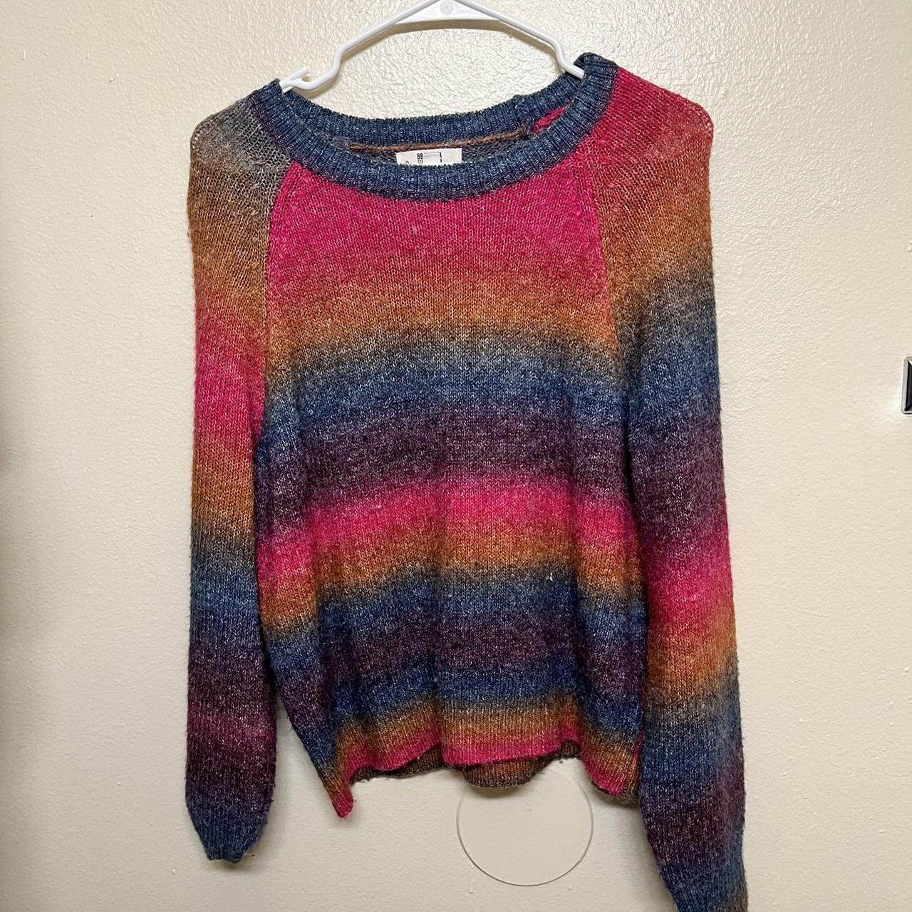 Dope ass rainbow Steve Madden sweater! This one is... - Depop