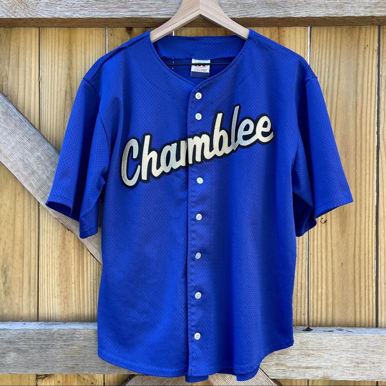 Vintage baseball jersey fits a size medium to large - Depop